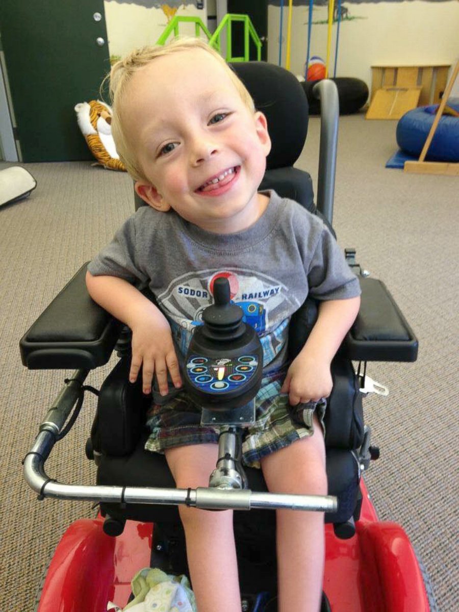 PHOTO: Logan Roninger, 4, was diagnosed with spinal muscular atrophy when he was 18 months old.