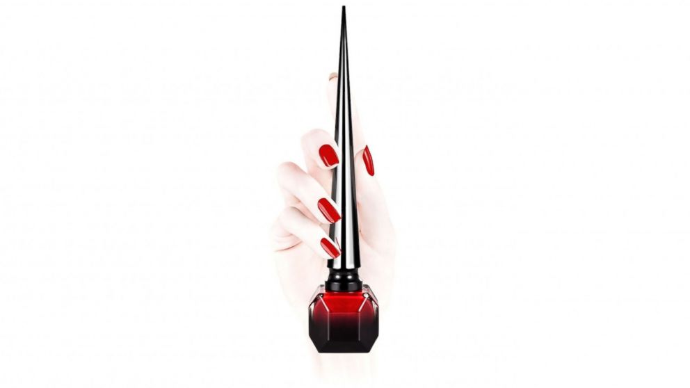 A bottle of Rouge Louboutin, a new nail polish being produced by fashion designer Christian Louboutin.