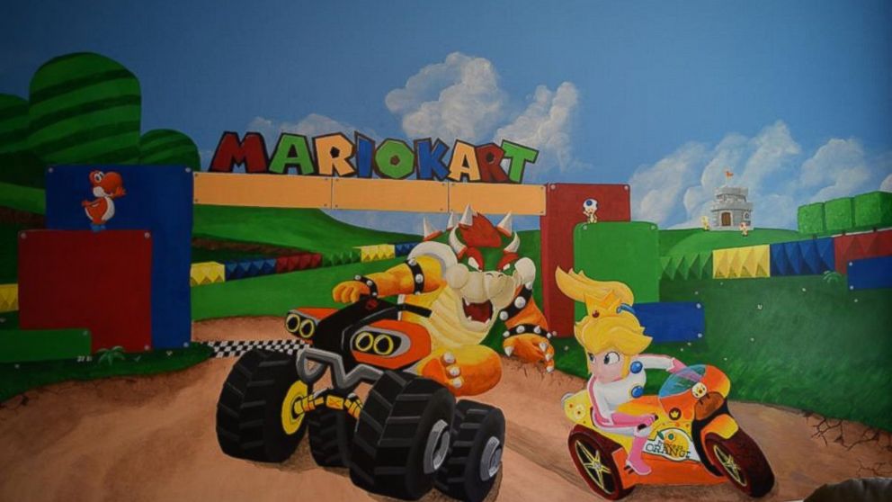 North Carolina Dad Builds Amazing Mario Kart Themed Nursery