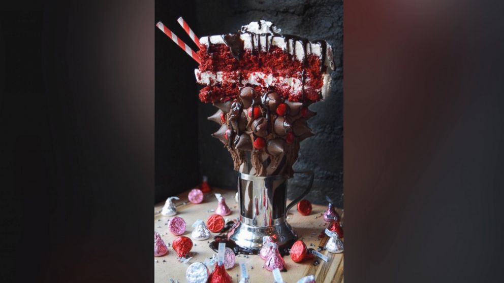 PHOTO: Black Tap's limited-edition Red Velvet Milkshake will be available for Valentine's Day on Feb. 14, 2016.