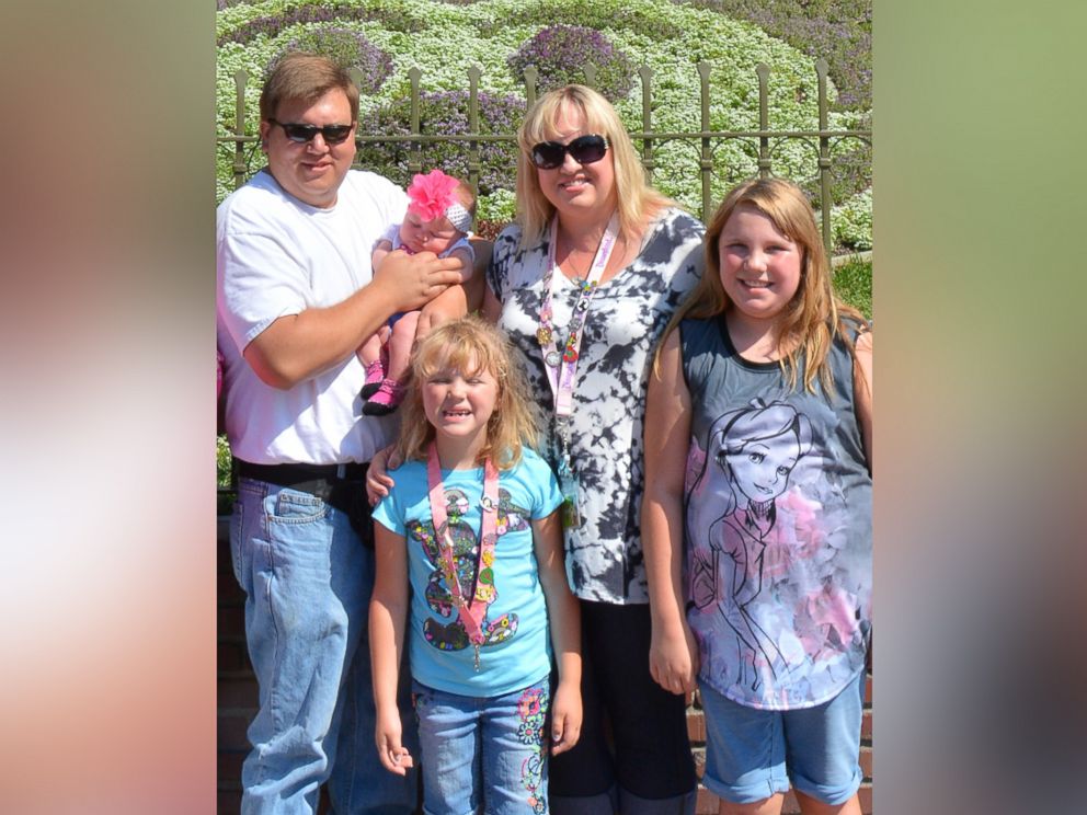 PHOTO: Blogger Jenna Brandt is seen here with her husband of 13 years and their three daughters.