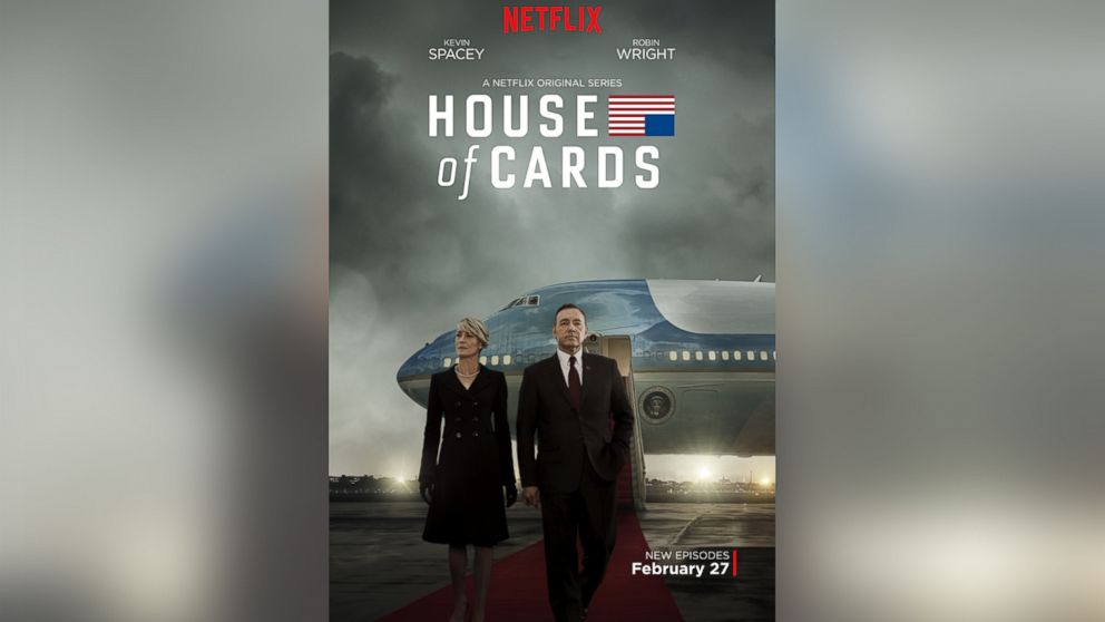The promotional poster for season 3 of "House of Cards."