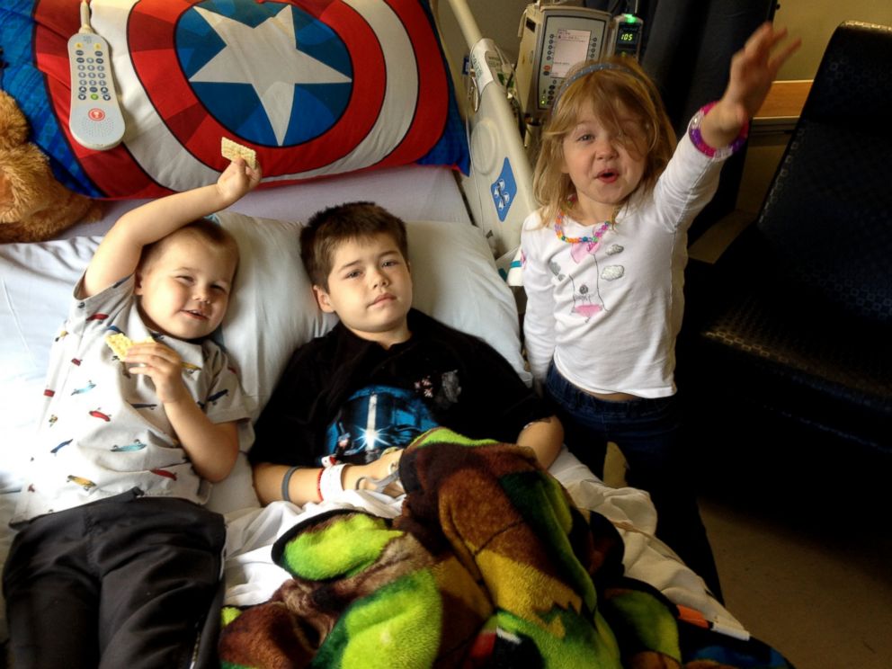 PHOTO: Noah, center, photographed with his siblings, Lila, 5 and Matthew, 3.
