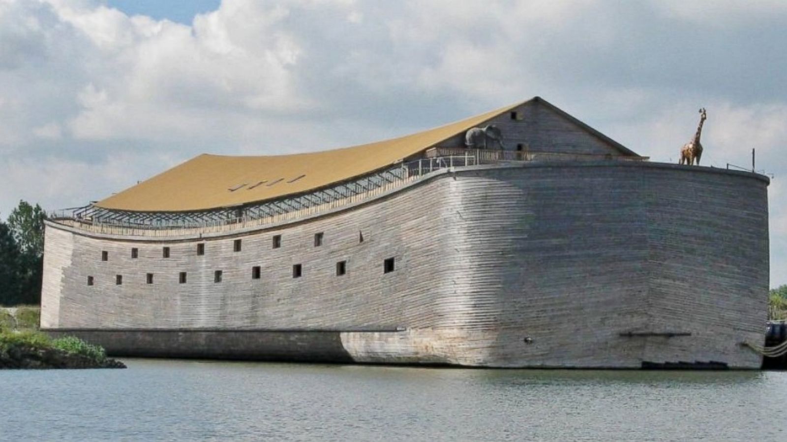 Builders Of Noah S Ark Replica Hope To Sail From Holland To Brazil Abc News
