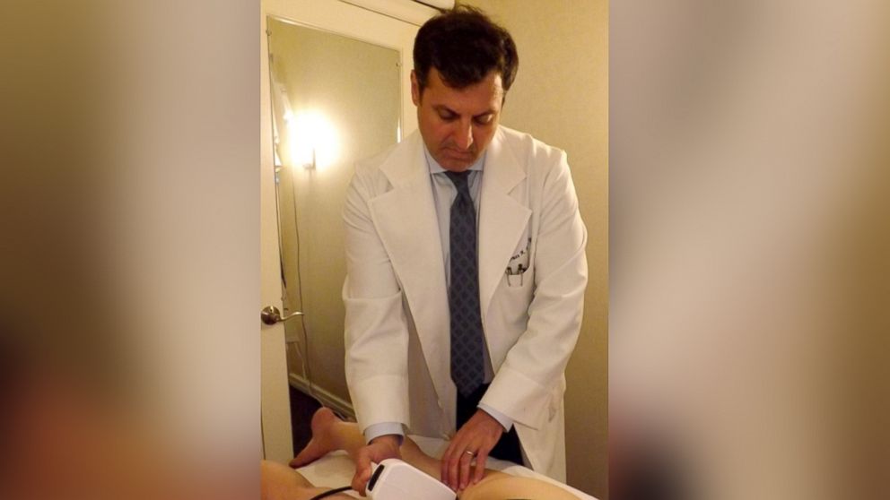 PHOTO: Dr. Norman Rowe uses BodyFx on a patient. It is among the most requested procedures in his practice.