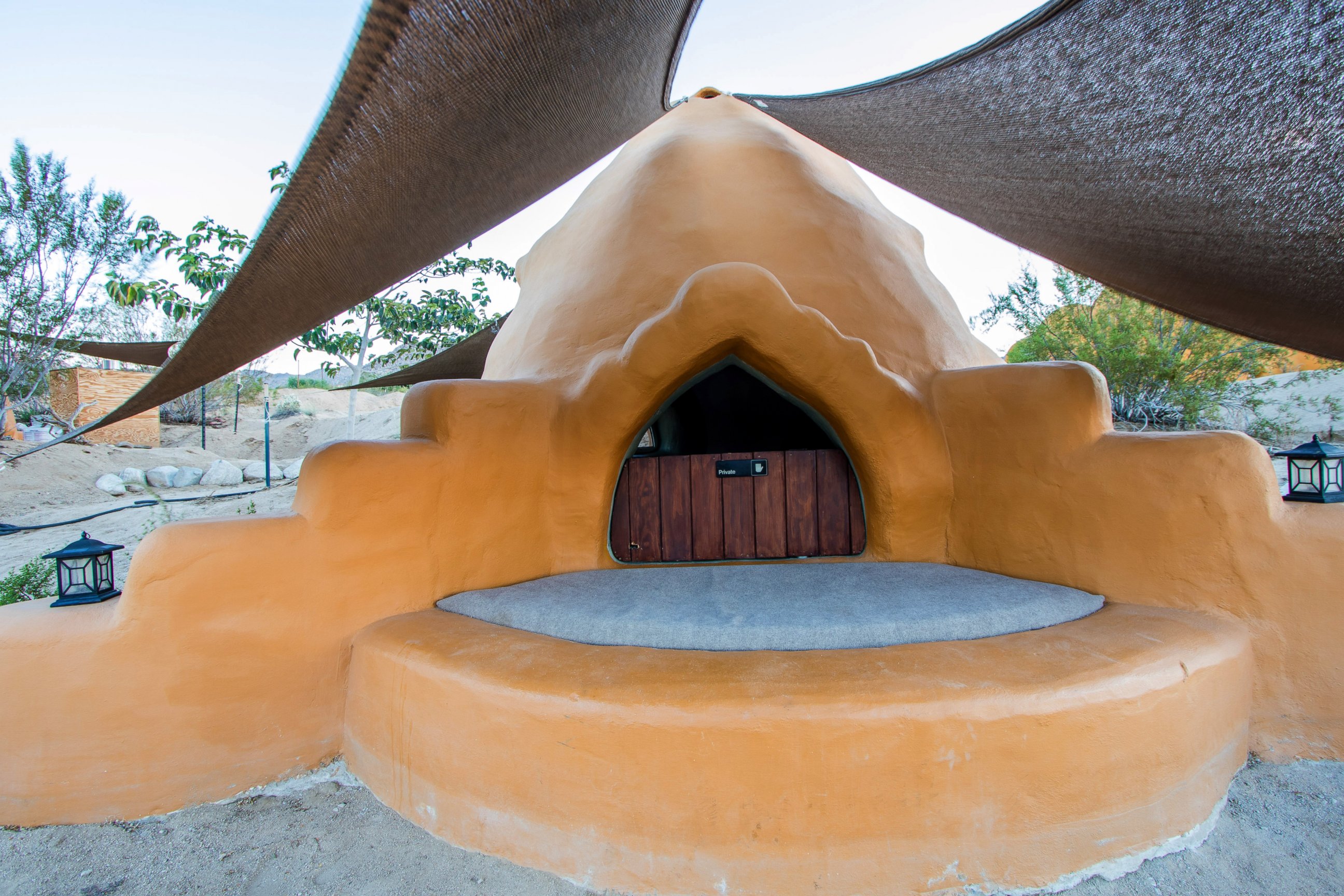 PHOTO: The Earth Dome in Joshua Tree, California is $85 per night for two guests.