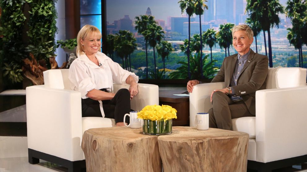 Pamela Anderson  appears on  "The Ellen DeGeneres Show," May 21, 2015.