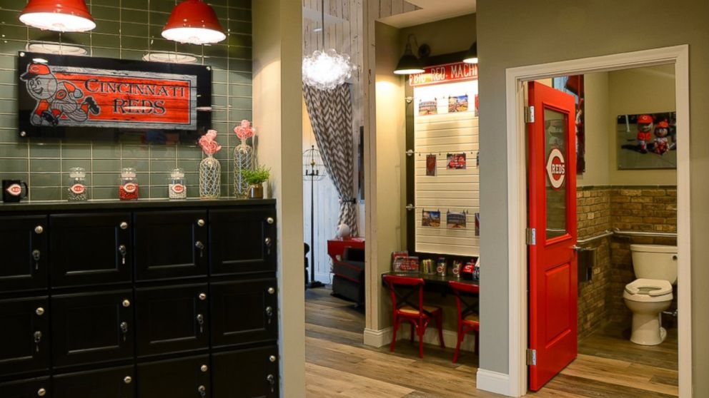 PHOTO: During the offseason, the Reds partnered with Pampers and local homebuilder Fischer Homes to create what we believe is the first ever dedicated suite at a ballpark built exclusively as a quiet place for moms to feed and care for their babies.