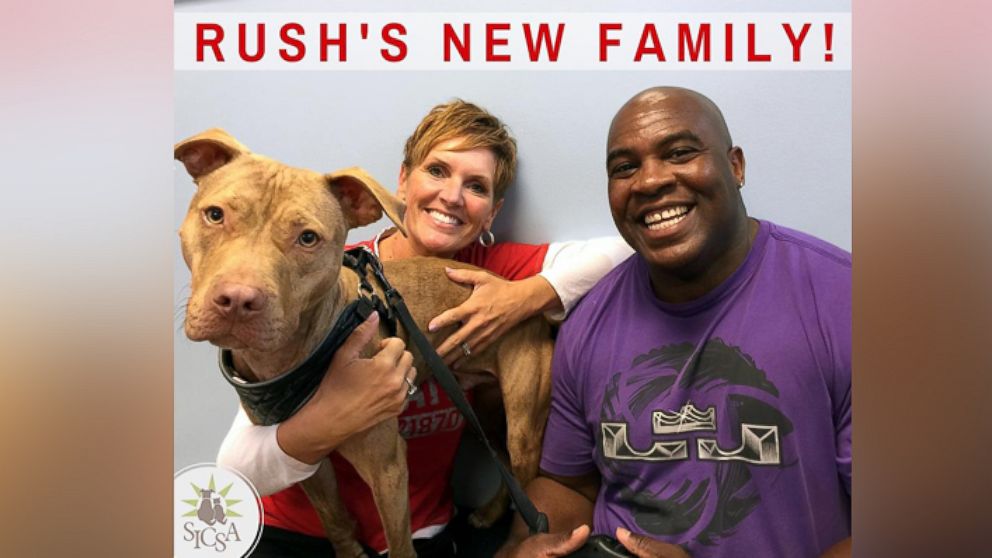 PHOTO: Rush pictured with his adopted family, Oct. 9, 2015.