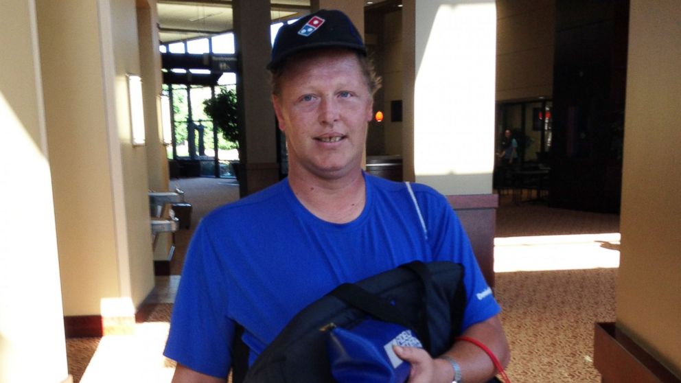 Domino's delivery driver James Gilpin received a $1,248.68 tip on a $12.50 order.
