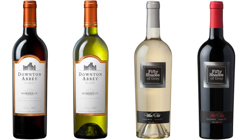 PHOTO: Downton Abbey and 50 Shades of Grey have spawned insanely popular wines.
