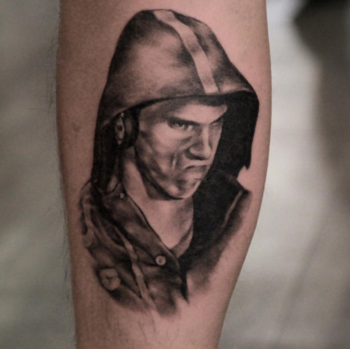 PHOTO: Ricky Fung, of Toronto, got a Michael Phelps-inspired tattoo on his right leg.