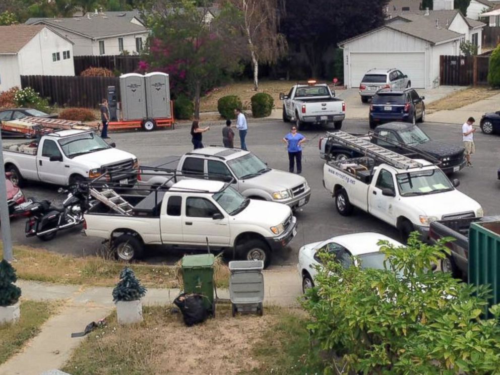 PHOTO: David Perez sent out a Facebook plea for people to help repair his neighbor's roof.