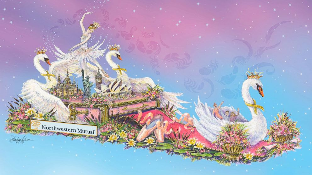 PHOTO: As presenting sponsor of the Rose Bowl game, Northwestern Mutual is dedicating its parade float to Peyton Richardson to generate awareness for the fight against childhood cancer.