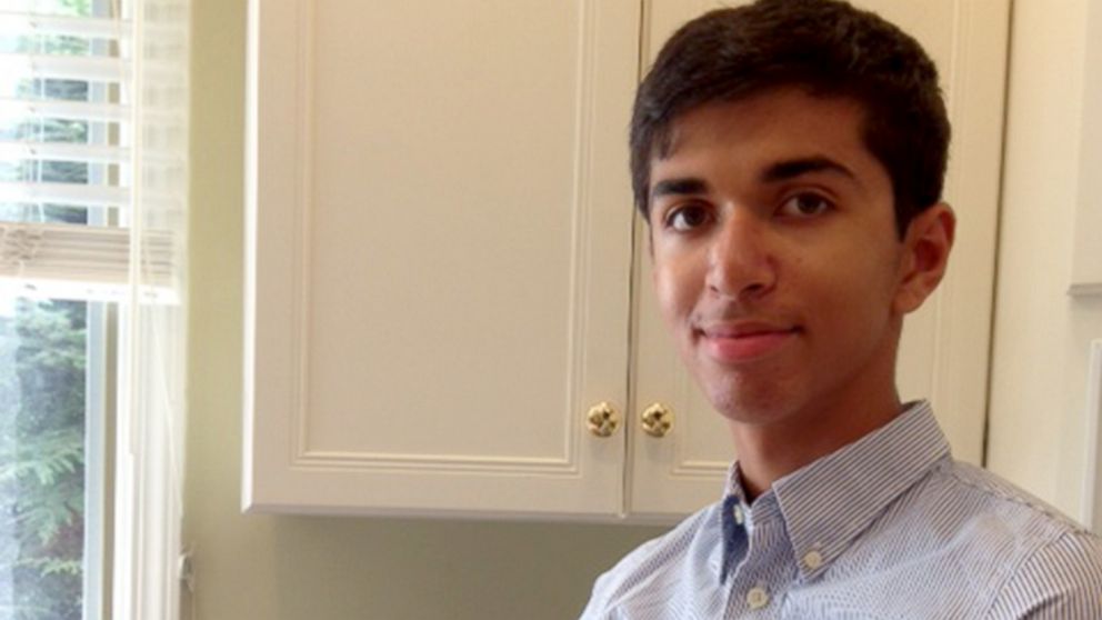 PHOTO: Sahil Doshi, 14, built a new battery as a low-cost alternative for energy in developing countries.