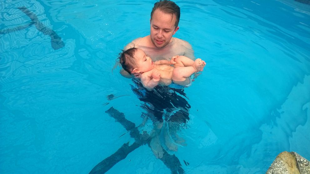 PHOTO: Forrest said Leo enjoys swimming, is able to say "dad" and is trying to pronounce "mom."