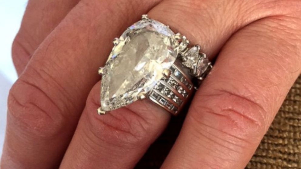 PHOTO: Bernie, 54, of St. Louis, Missouri, said he accidentally threw away his wife Carla's 12.5 carat wedding ring, worth $400,000, in the trash on March 13. 