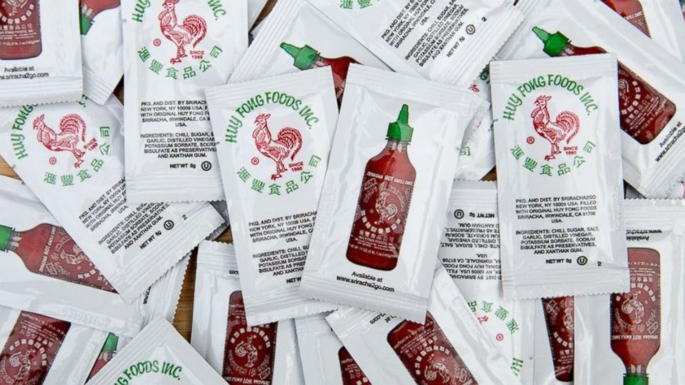 This image of Sriracha sauce in packets was tweeted with the caption, "What you’ve been waiting for!"  
