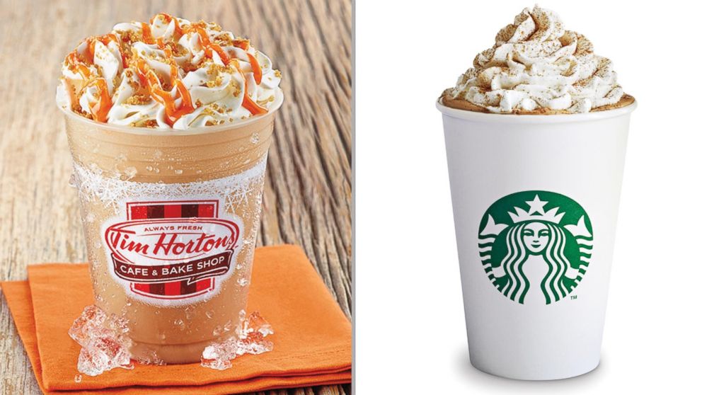 Starbucks and Tim Hortons both already offer pumpkin-flavored drinks.