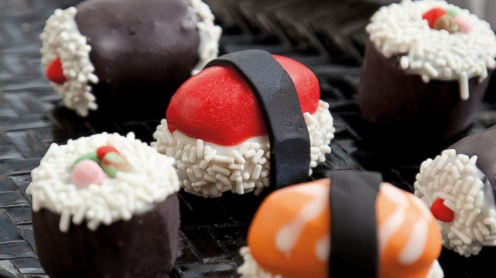 Sushi Cake Truffles, from the book "Crazy For Cake Pops," by Molly Bakes.