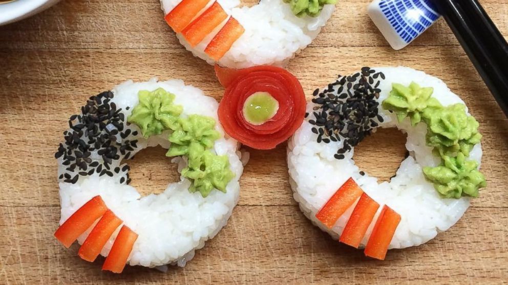 Food blogger Mairi Rivers, of Northern Ireland, got in on the latest foodie craze: the sushi donut.