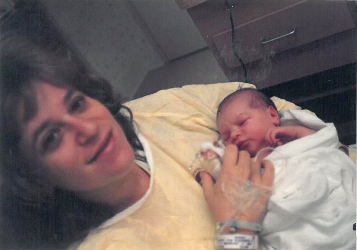PHOTO: New mother and first baby girl born at BHCS, Tami, gave birth in the same hospital as her mother, Sharon Argov, 29 years later.