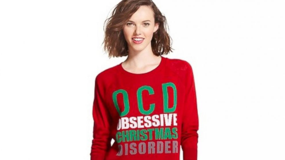 This image from Target's website shows a Christmas sweater they are selling.