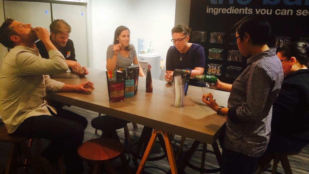 PHOTO: Tina Yang regularly conducts team tastings to refine products.