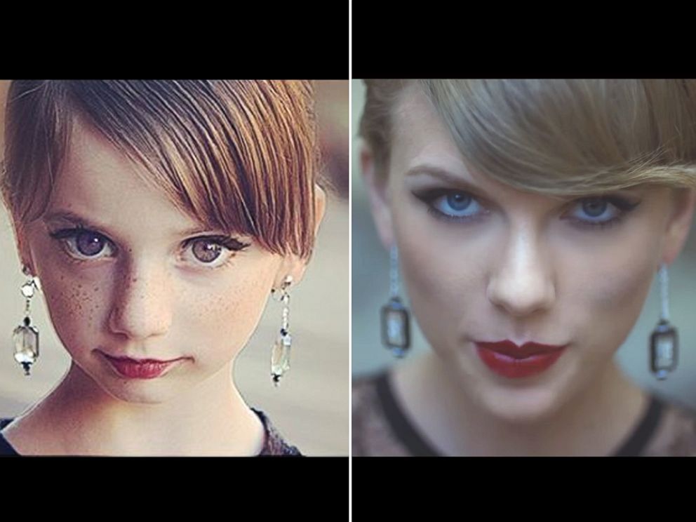 PHOTO:Lily is pictured as Taylor Swift from her "Black Space" video. 