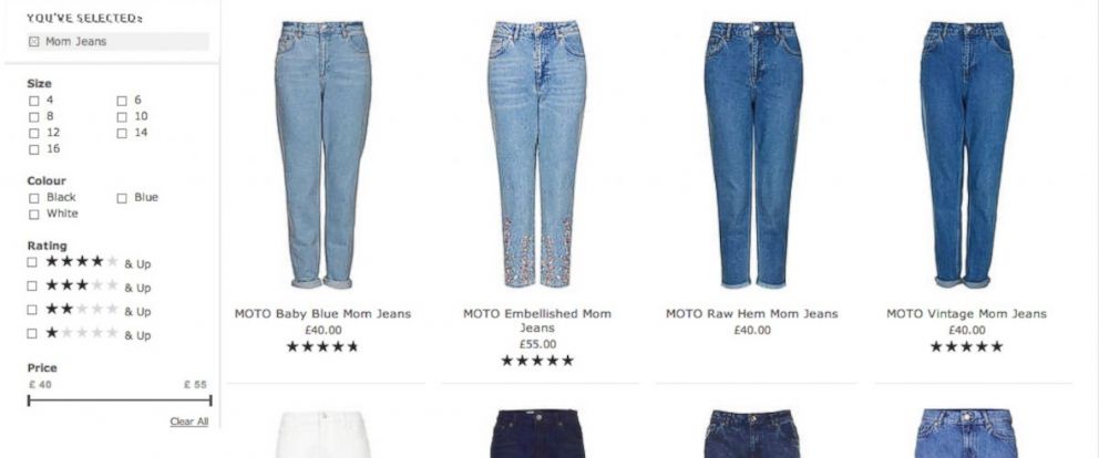 the difference between boyfriend jeans and mom jeans