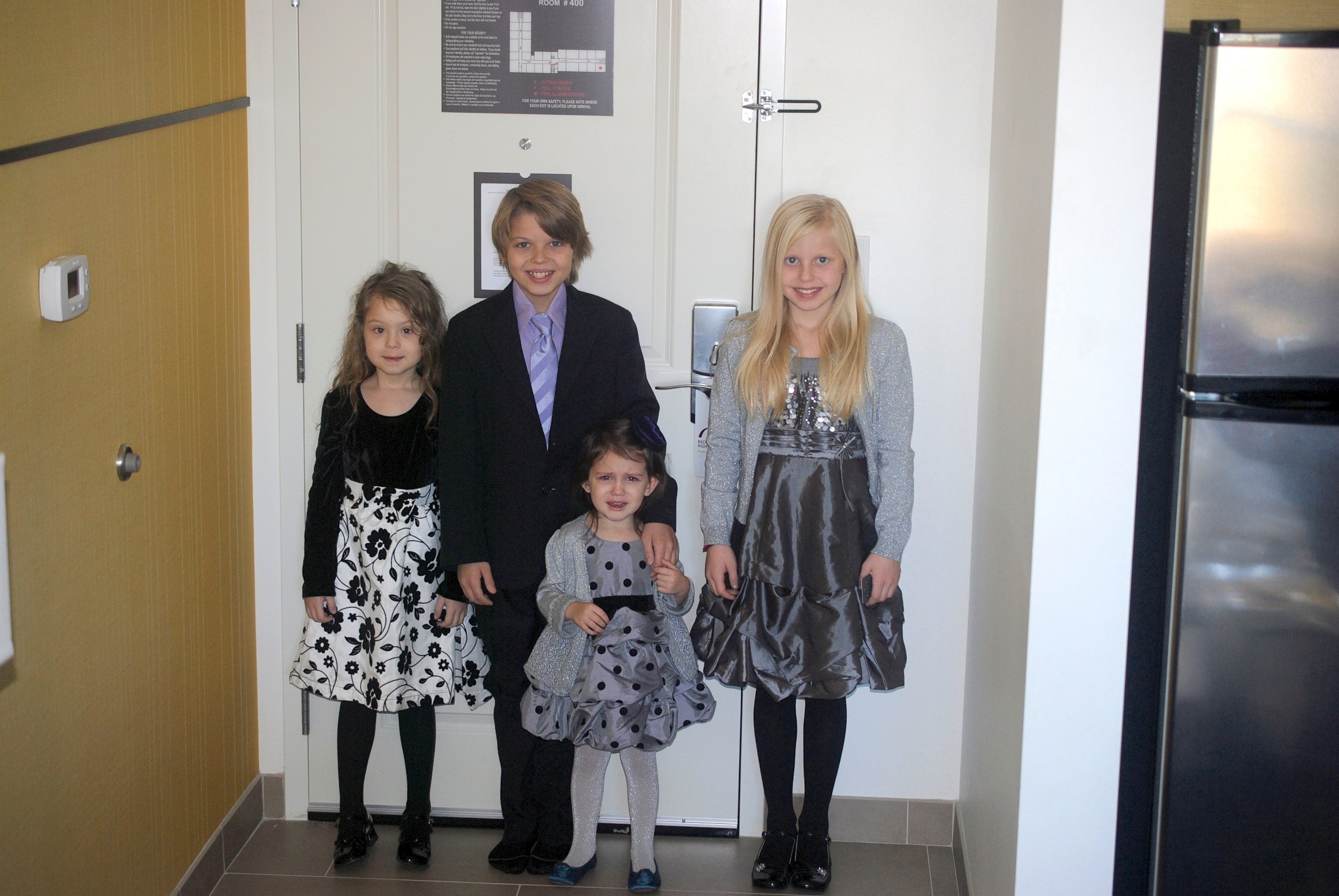 PHOTO: Corey Maison, 14, was photographed before her transition with three of her siblings, Willow, 5, Ellen, 8 and Kailee, 13.