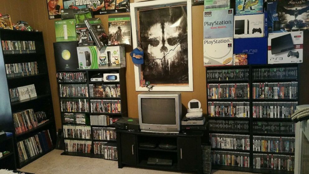 PHOTO: John, 30, of Massachusetts, is selling his video game collection for $150,000 on eBay. The "jaw-dropping" collection also includes 25 game consoles.