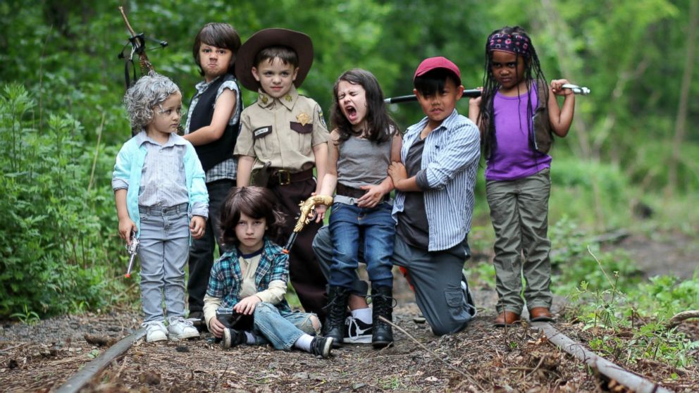 Photographer mom Alana Hubbard of Woodbridge, New Jersey snapped a "Walking Dead"-inspired photo series of neighborhood kids on June 3.
