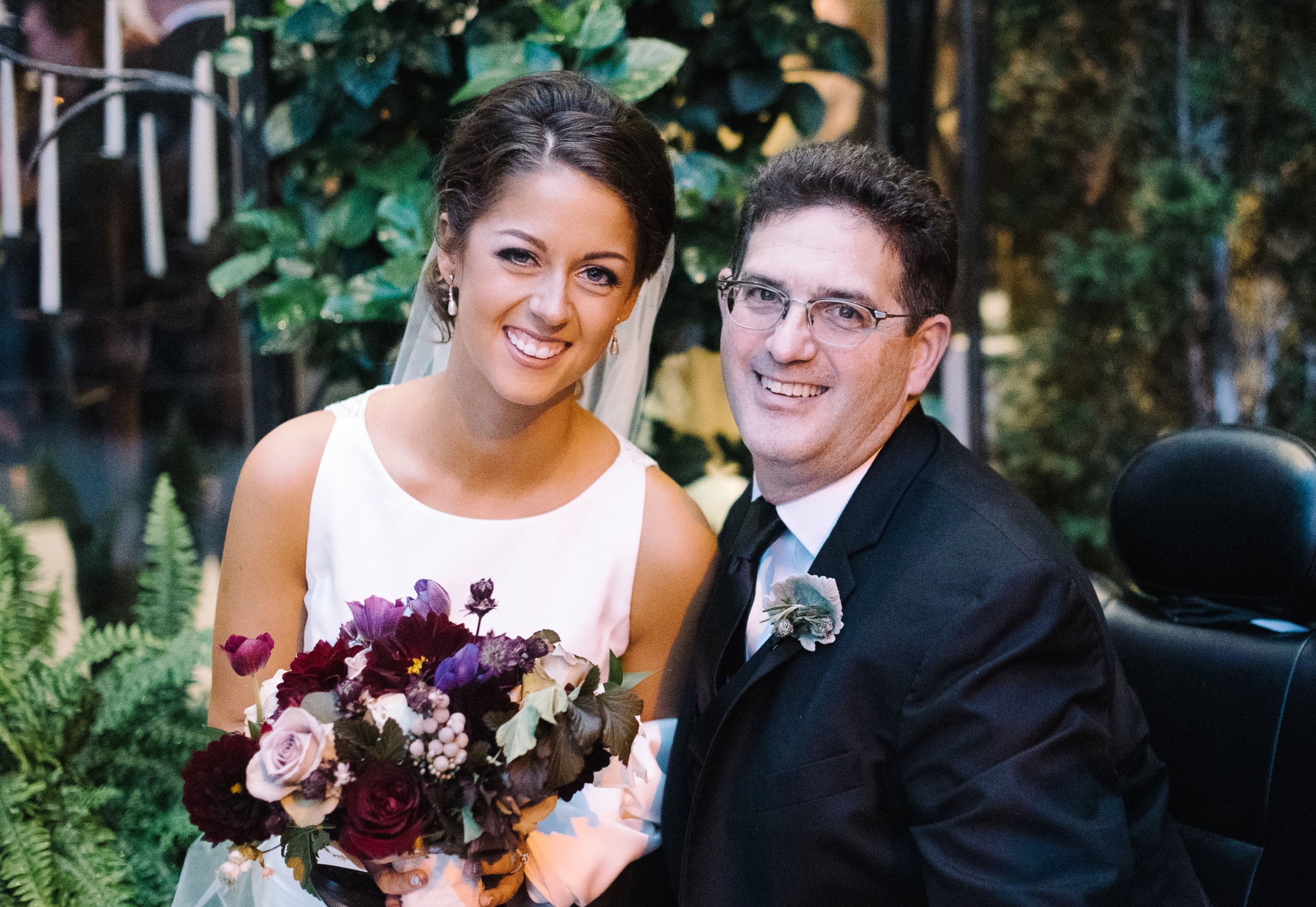 PHOTO: Scott Holland didn't let his multiple sclerosis stop him from walking his daughter, Elise Holland, down the aisle. He surprised her on her wedding day by using an exoskeleton to help him walk. 