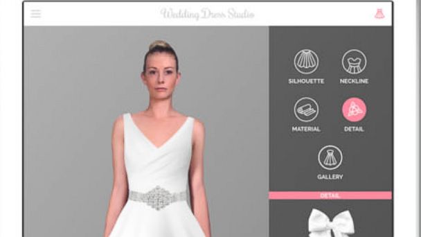 wedding dress virtual designer