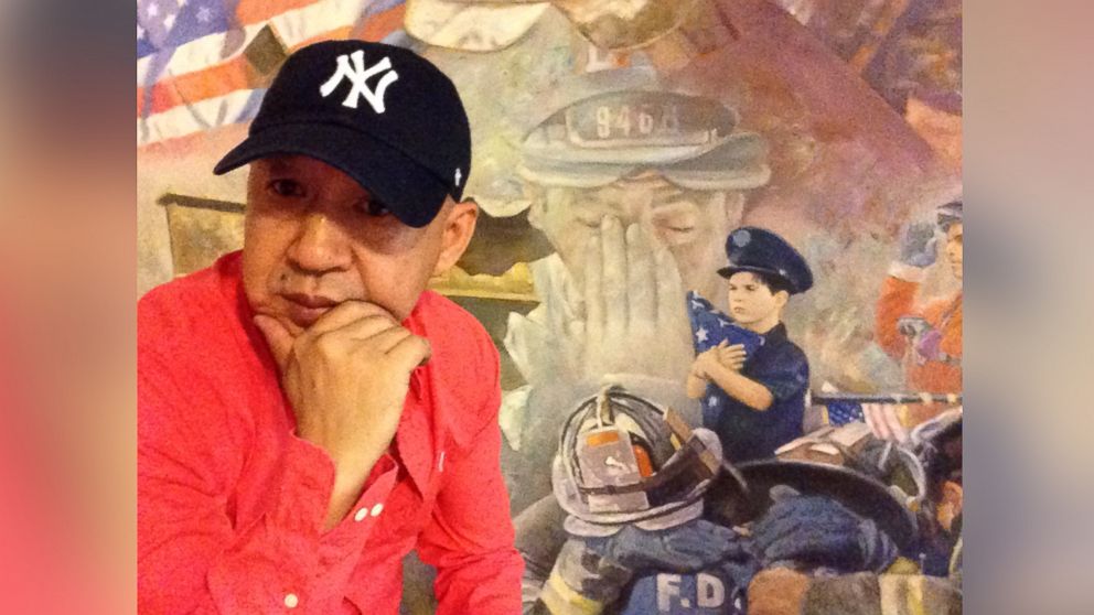 Yi Yang, a Chinese-American artist, has completed a colossal painting to honor the 343 firefighters and paramedics who died on 9/11.