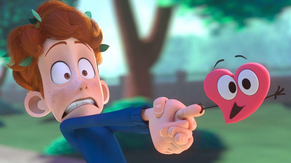 A scene from the animated short, "In a Heartbeat," by filmmakers Beth David and Esteban Bravo who released the film online Monday, July 31, 2017, where it quickly began trending on Twitter.