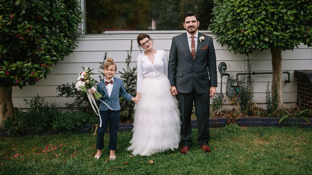 PHOTO: Ring Bearer Shines on Wedding Day—Because She’s Not a Flower Girl