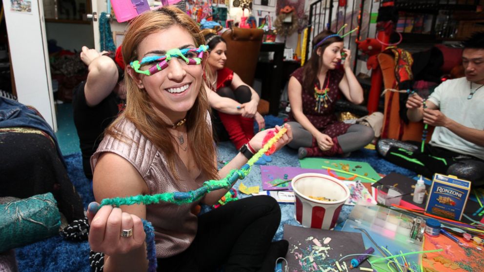 PHOTO: New Yorkers come from across the city to Michelle Joni's Brooklyn apartment to finger paint, sing, snack and nap.