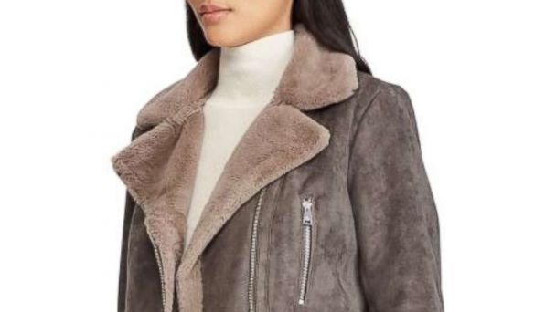 ralph lauren faux shearling coat