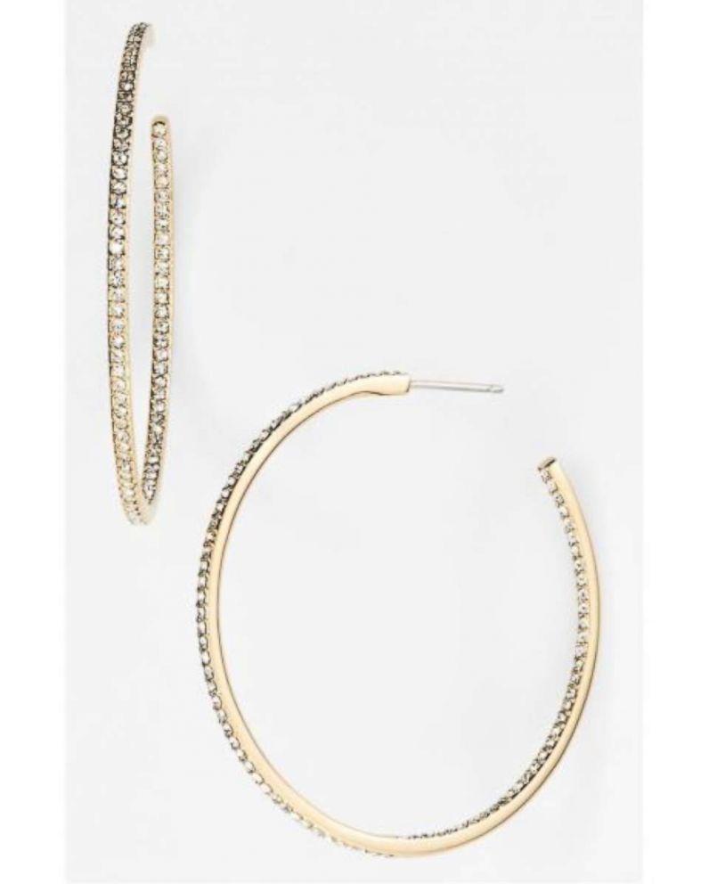 PHOTO: Nadri's Medium Inside Out Hoop Earrings