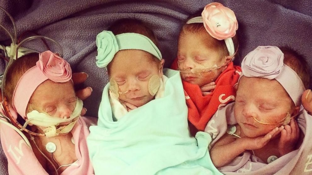 Babies of Viral ‘Gardner Quad Squad’ Quadruplets Begin to Head Home From Hospital - ABC News