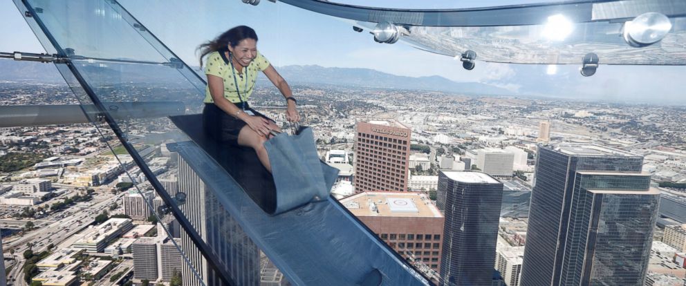 Introducing Skyslide The Glass Slide 1000 Feet In The Air Abc News 4020