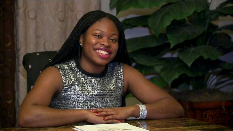 PHOTO: Ifeoma White-Thorpe, 17, a senior at Morris Hills High School in Rockaway, New Jersey, got into all eight of the most prestigious schools in the United States.