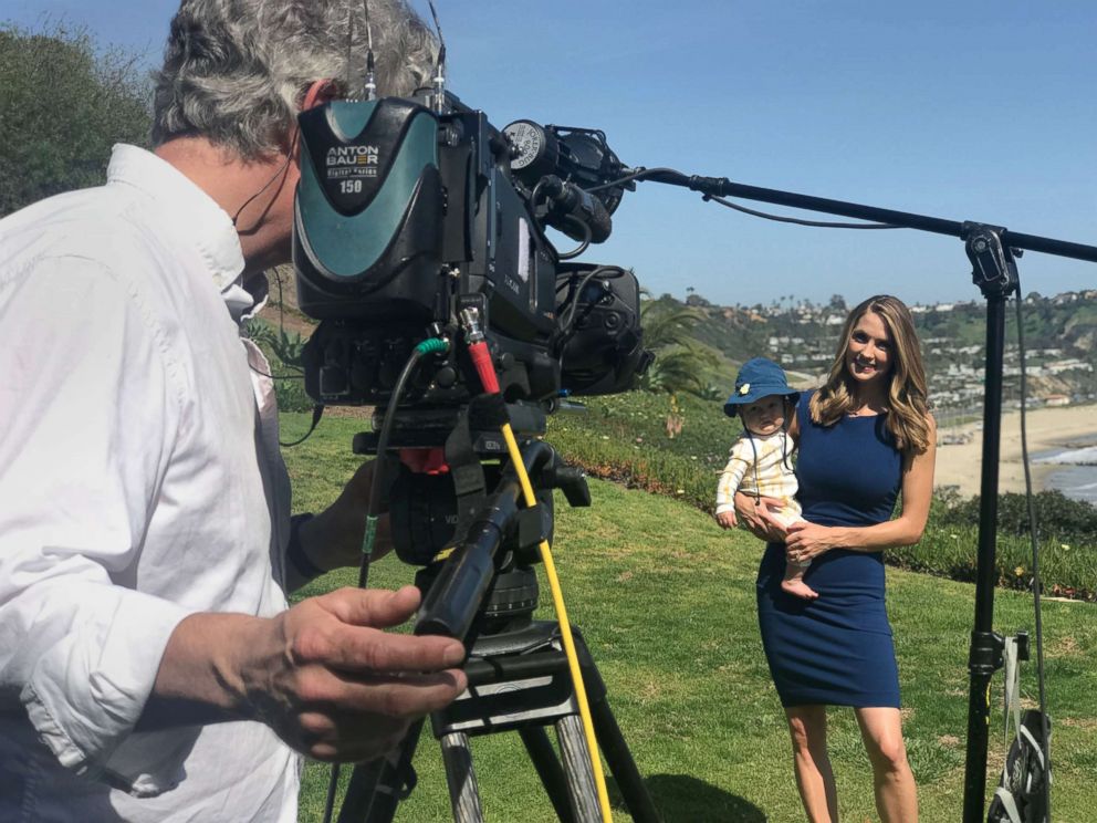 PHOTO: ABC's Kayna Whitworth holds her son, Conway.