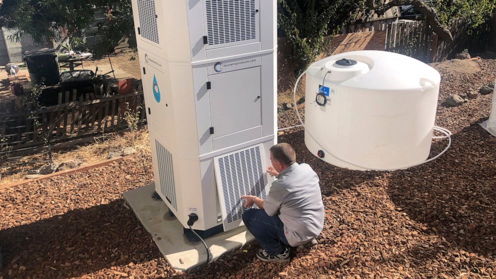 In dry California, some buy units that make water from air