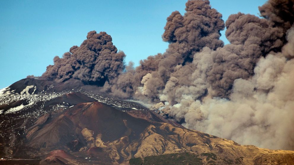 Quake From Mount Etna Volcano Jolts Sicily 10 Injured Abc News Images, Photos, Reviews