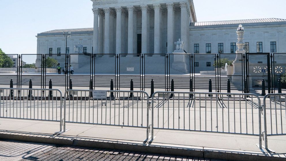 The Supreme Court is seen, Thursday, June 30, 2022, in Washington. (AP Photo/Jacquelyn Martin)