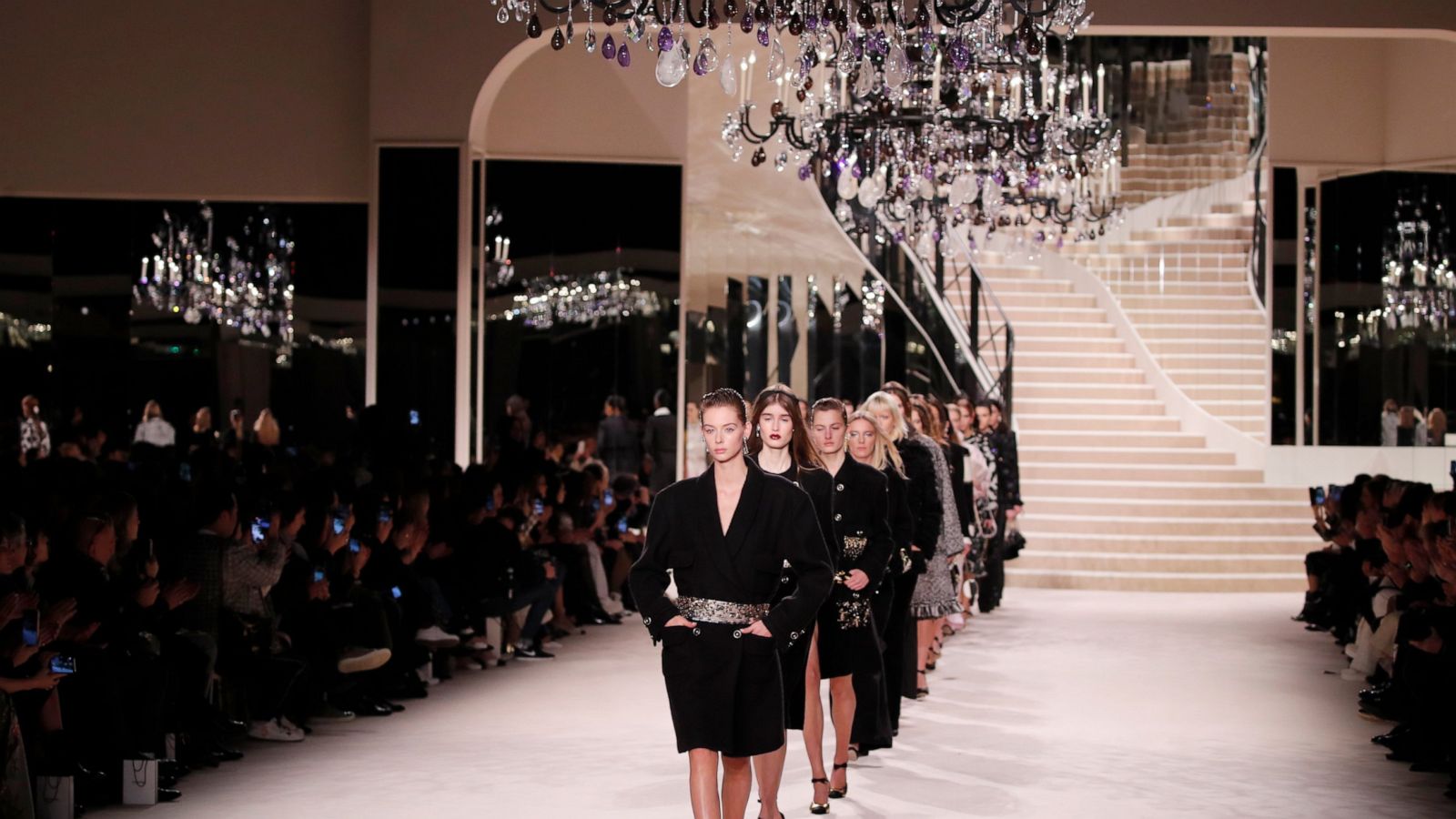 Chanel Celebrates Its Artisans In Glimmering Paris Show Abc News