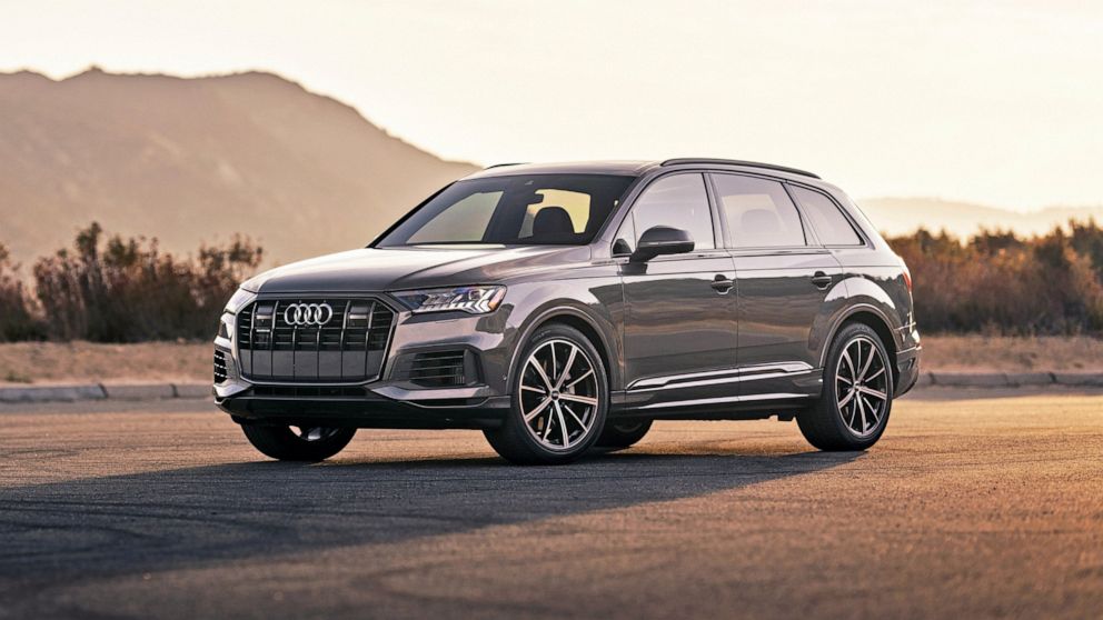 This photo provided by Audi shows the 2022 Audi Q7, a midsize three-row luxury SUV that has long been the benchmark that other luxury brands have aspired to. While this generation Q7 has been around since 2017, it is still one of the top picks in its